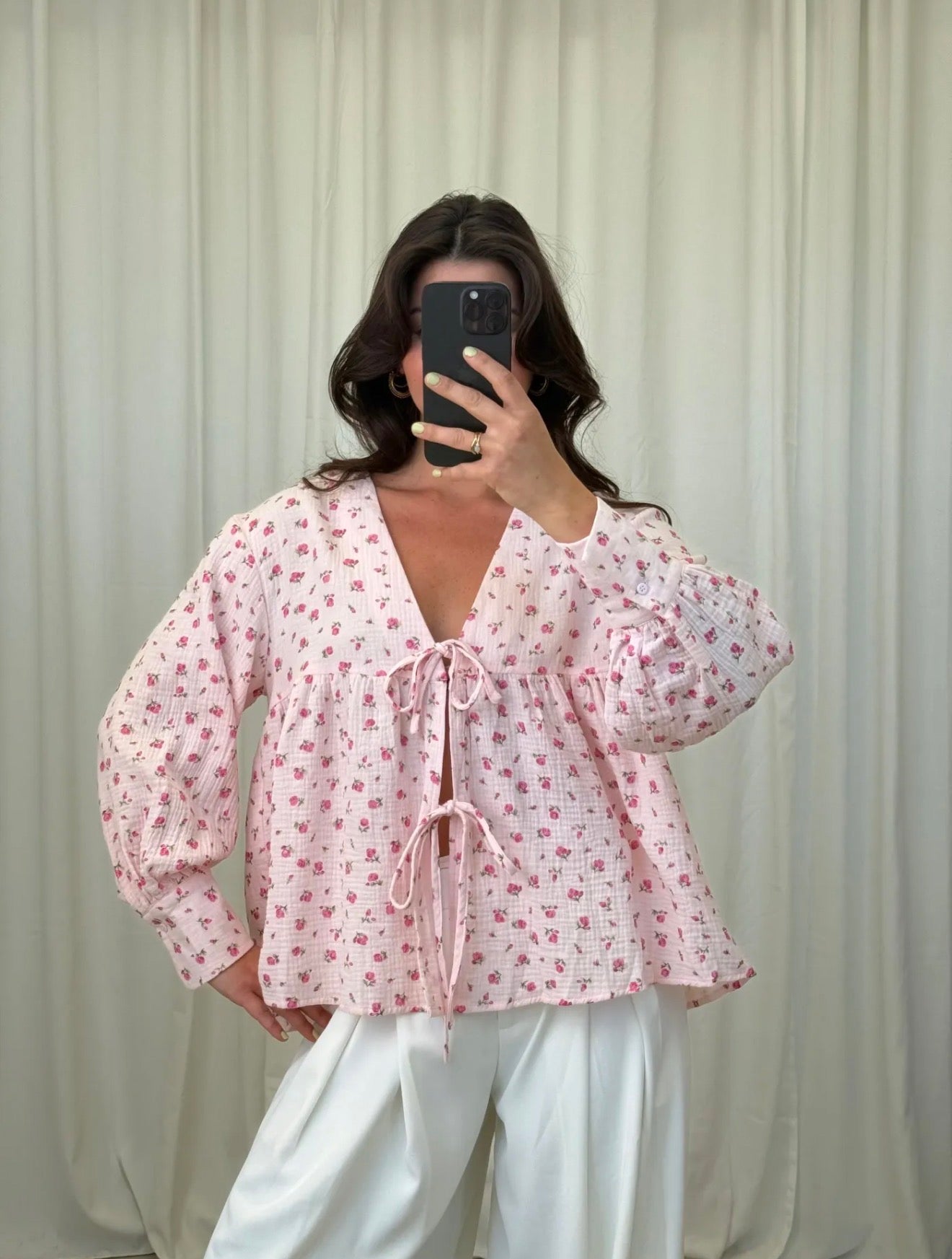 ⊹ LINA Bluse Rose ⊹