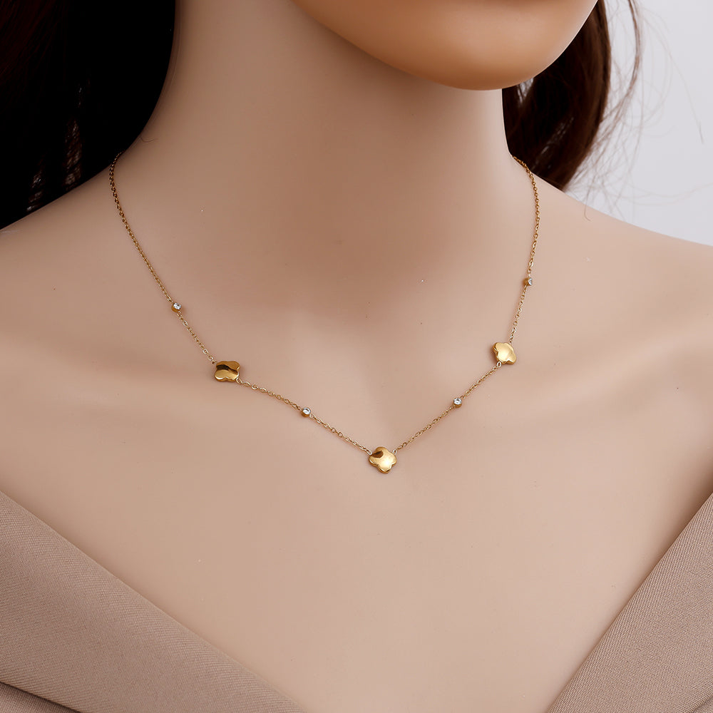 ⊹ LUCKY Halskette Gold ⊹