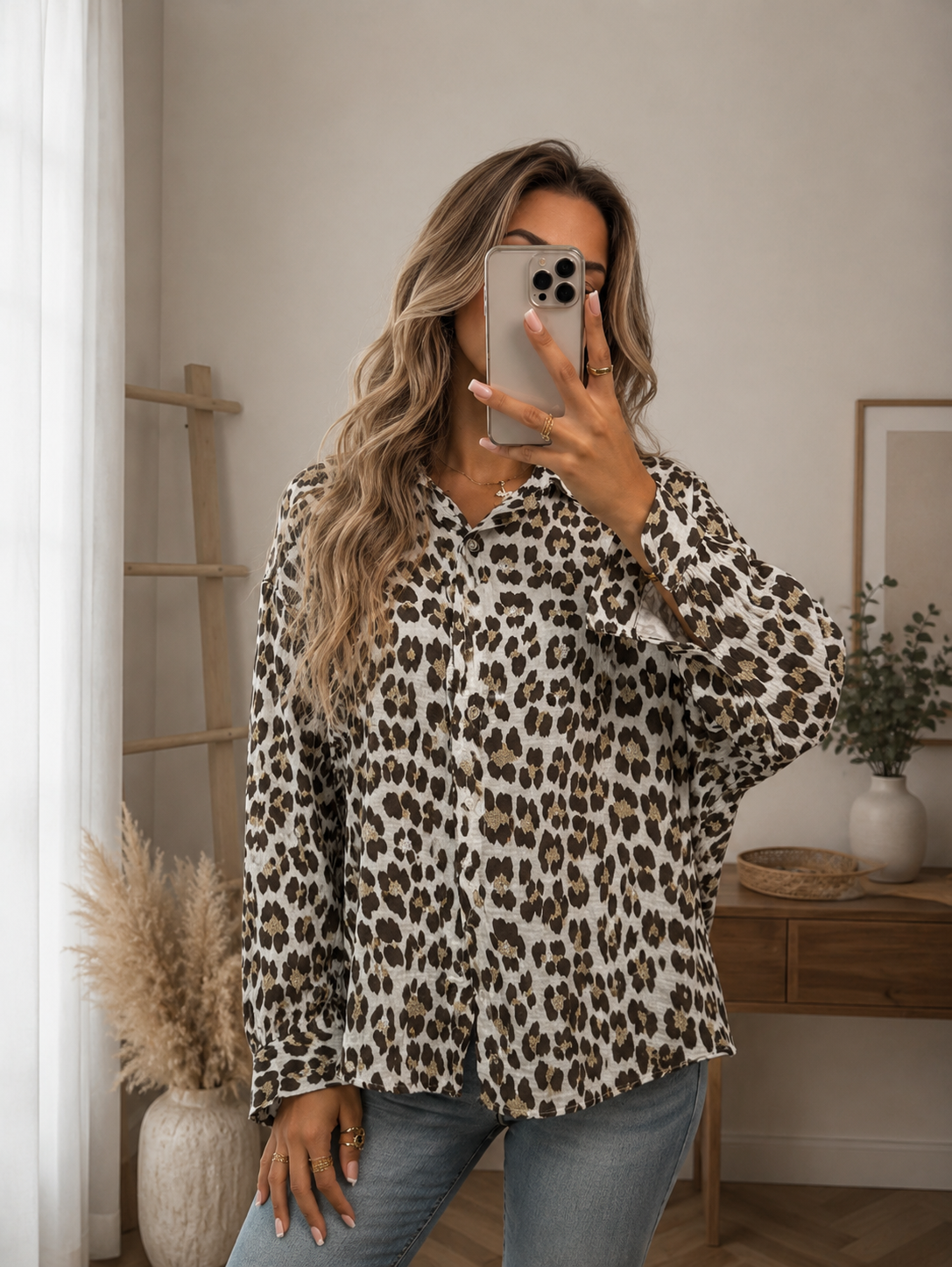 ⊹ LEO Oversize Bluse ⊹