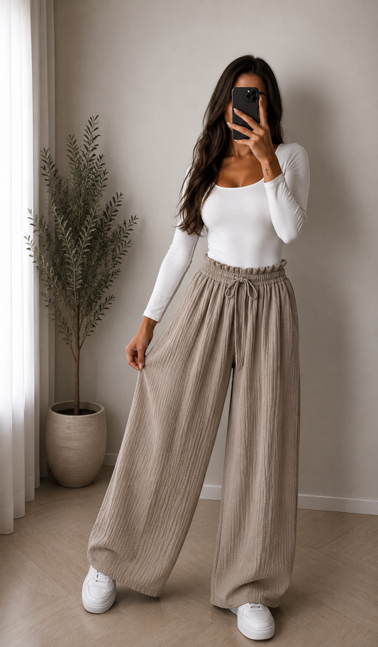 ⊹ MIA Musselinhose Camel ⊹