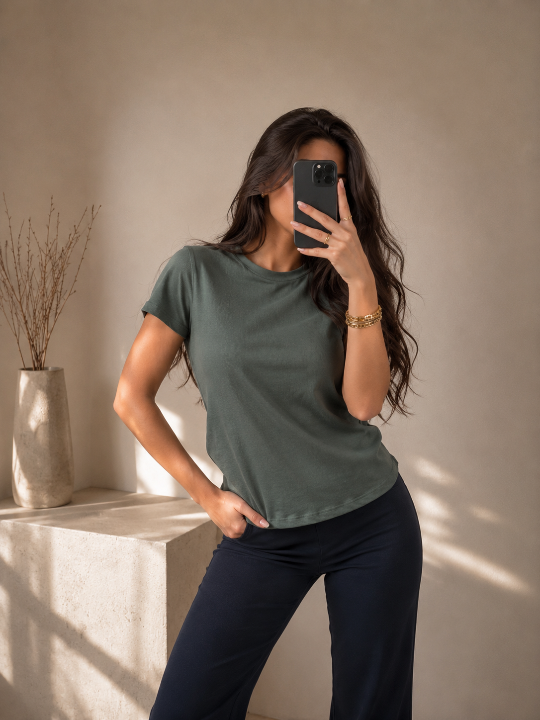⊹ KAYA Tshirt Khaki ⊹