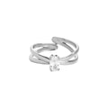⊹ AURORA Ring Silber ⊹