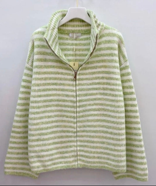 ⊹ MAVA Strickjacke Matcha ⊹
