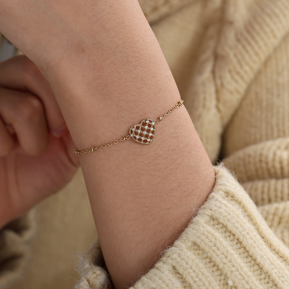 ⊹ T‘AMO Armband Gold ⊹