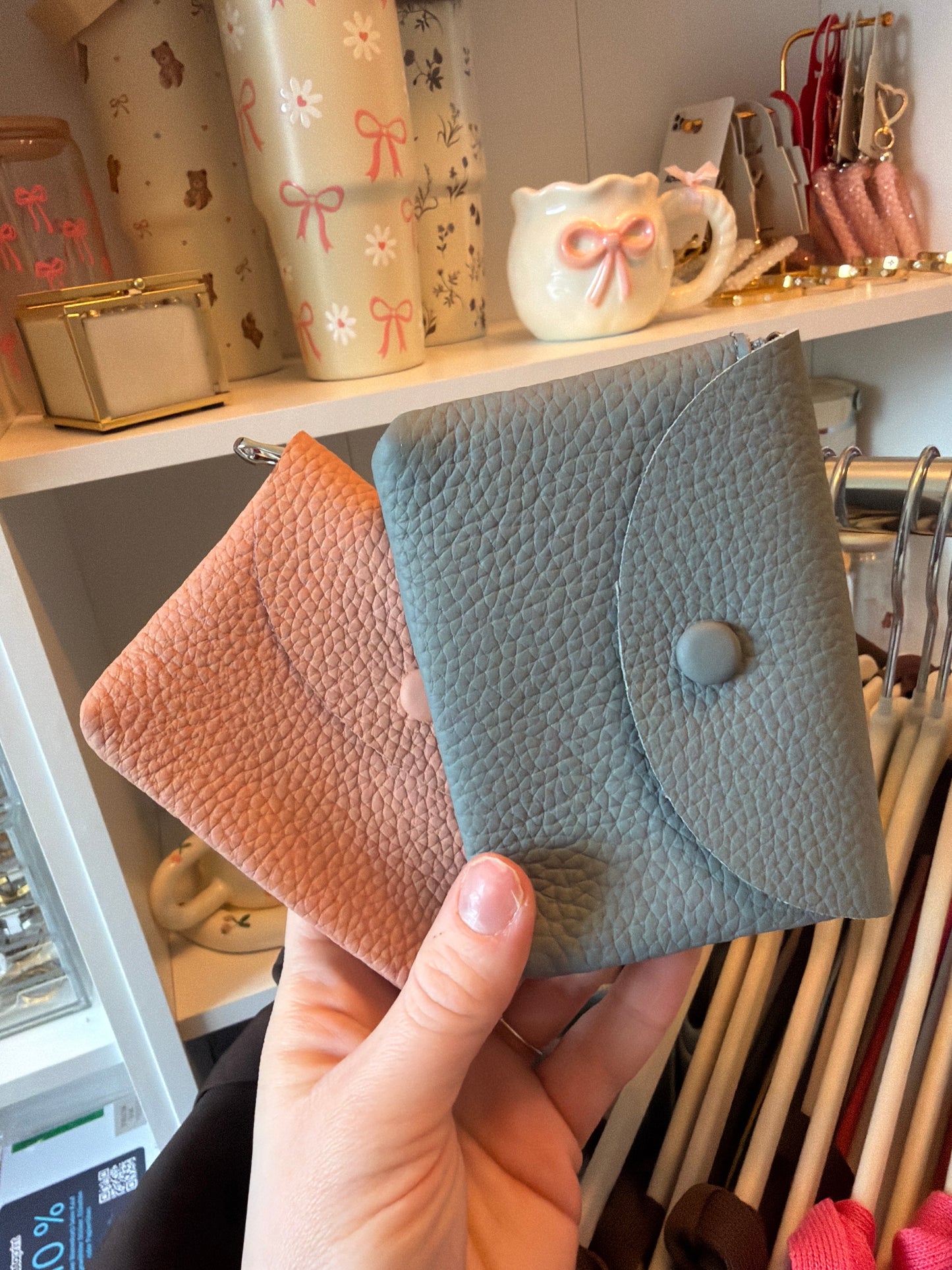 ⊹ MINI Portmonee Blue/Rose ⊹