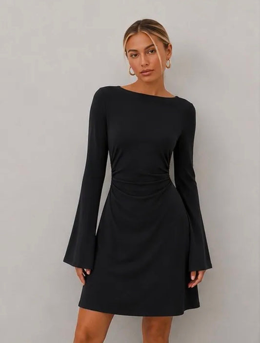⊹ LEORA Kleid Black ⊹