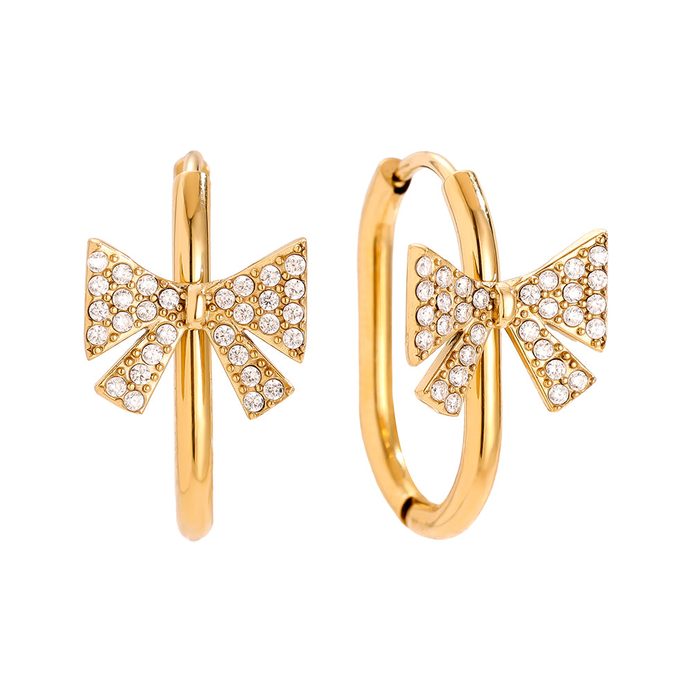 ⊹ SCHLEIFI Diamond Creolen Gold ⊹