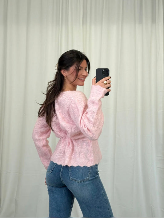 ⊹ CADIE Strickjacke Rosa ⊹