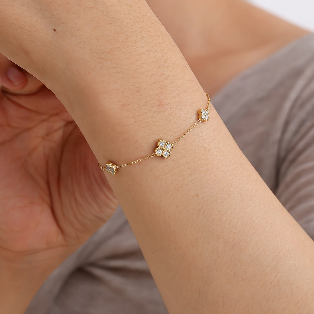 ⊹ FÉLINA MATCH Armband Gold ⊹