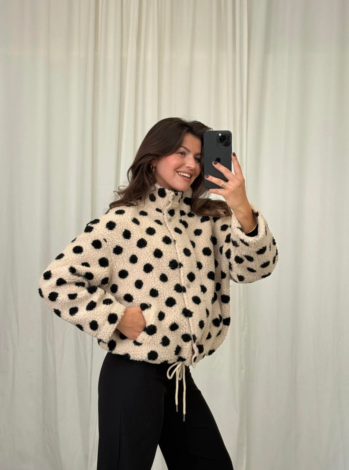 ⊹ DOTS FLUFFY Jacke ⊹