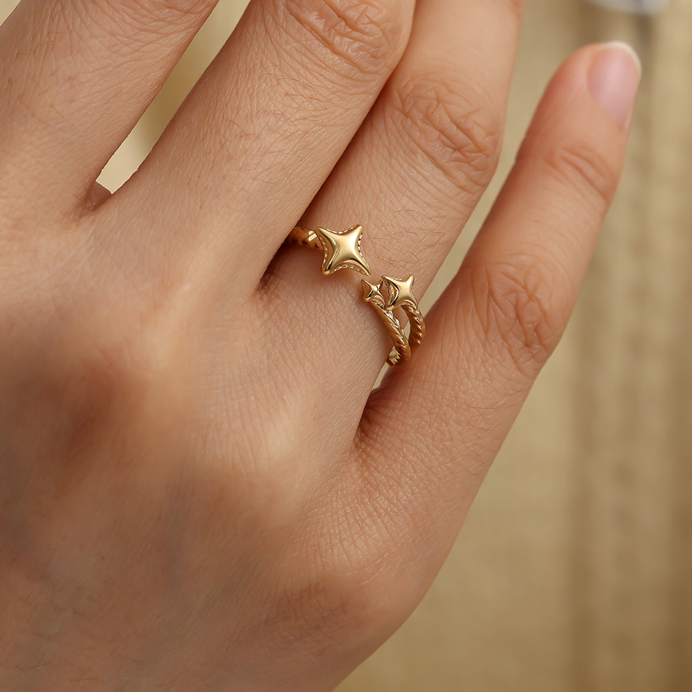⊹ STARDUST Ring Gold ⊹