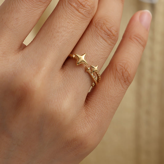 ⊹ STARDUST Ring Gold ⊹