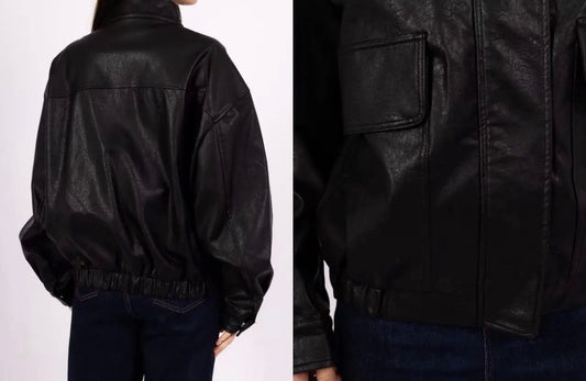 ⊹ LEVI Lederjacke Black ⊹