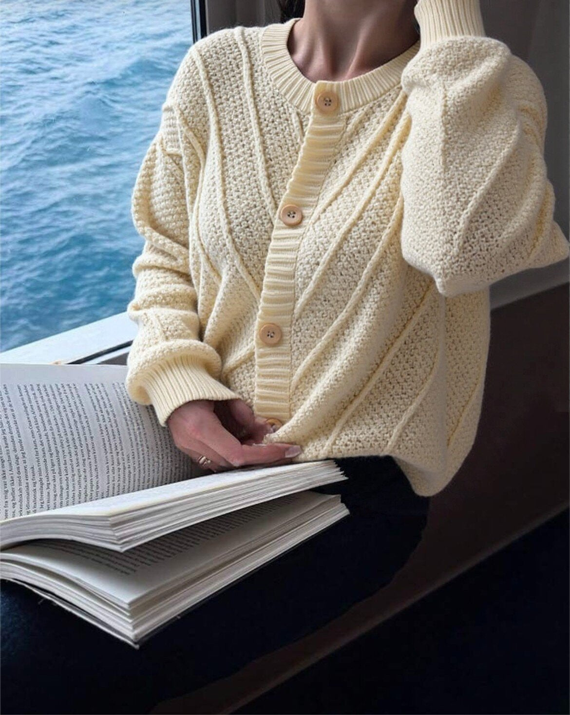 ⊹ ROSY Strickjacke Vanilla ⊹