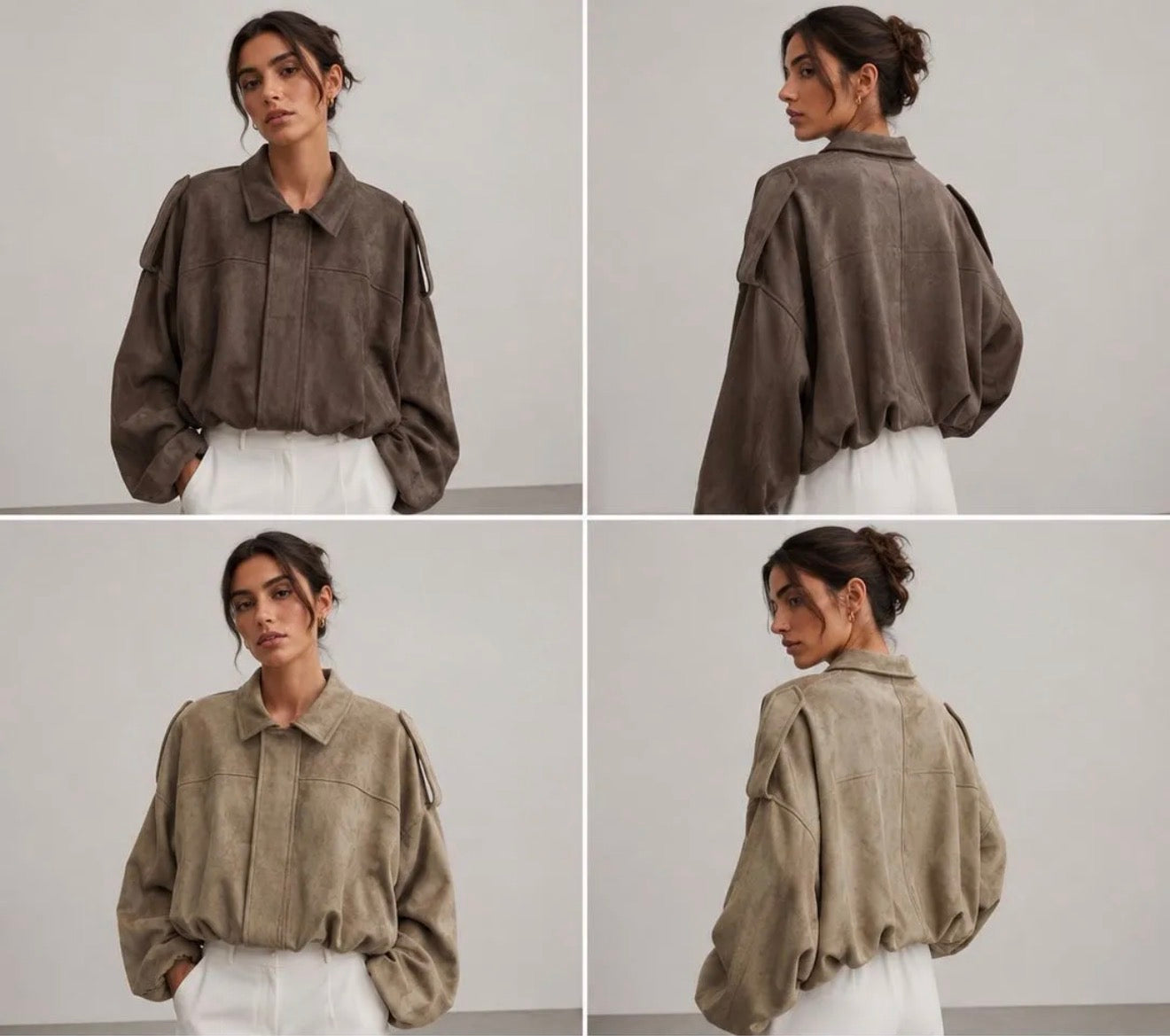 ⊹ VELO Jacke Taupe ⊹