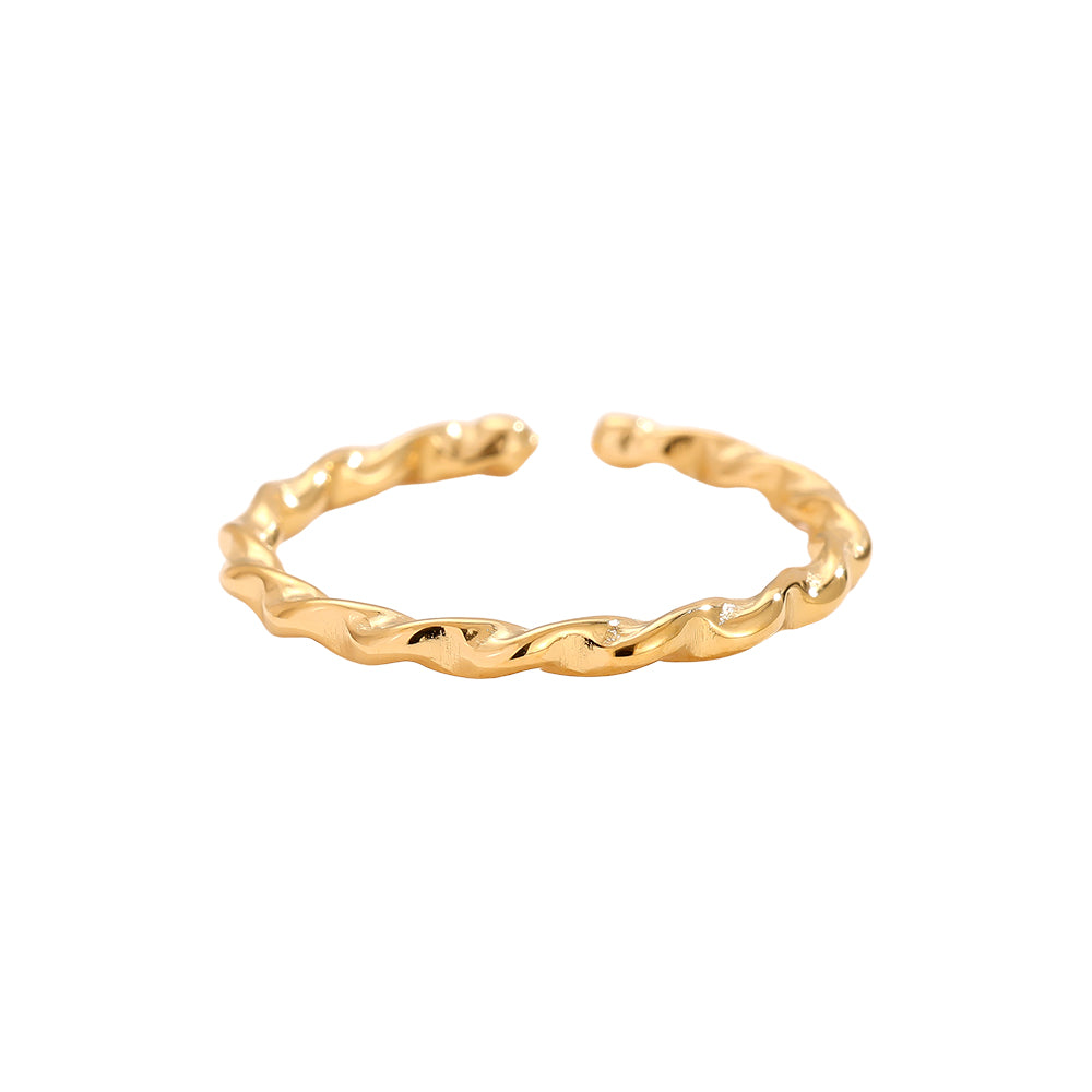 ⊹ SWIRLY Ring Gold ⊹