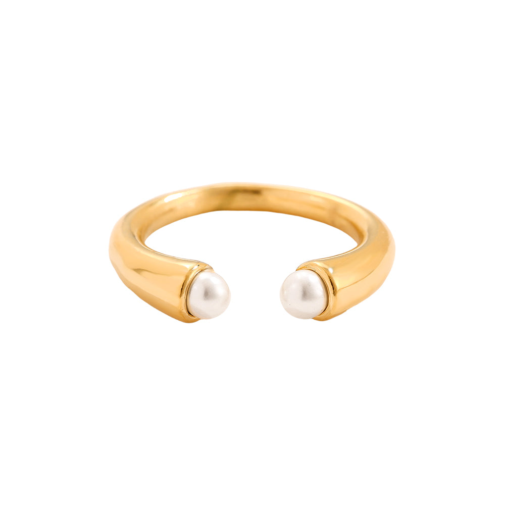 ⊹ PEARLA Ring Gold ⊹