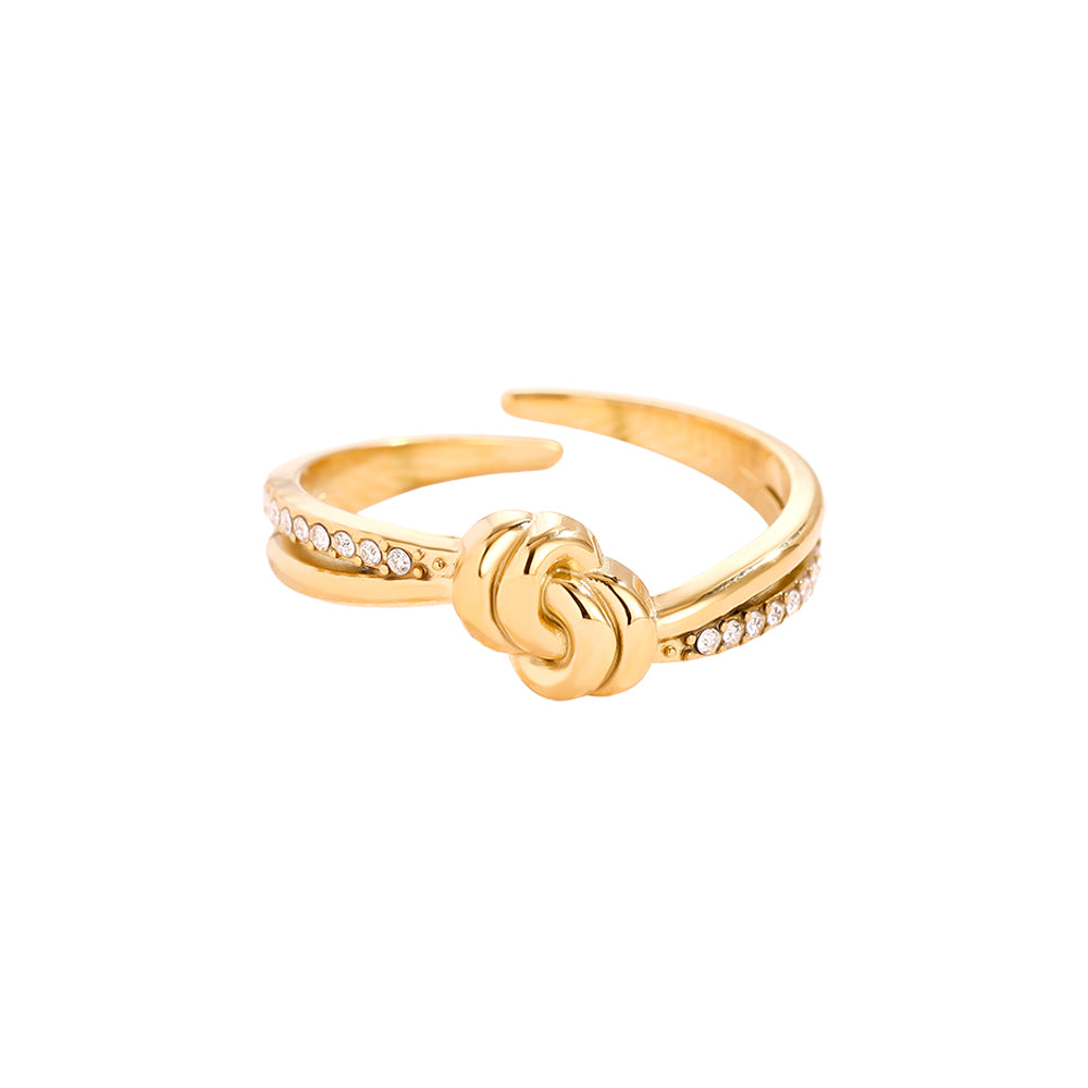 ⊹ KNOTI Ring Gold ⊹