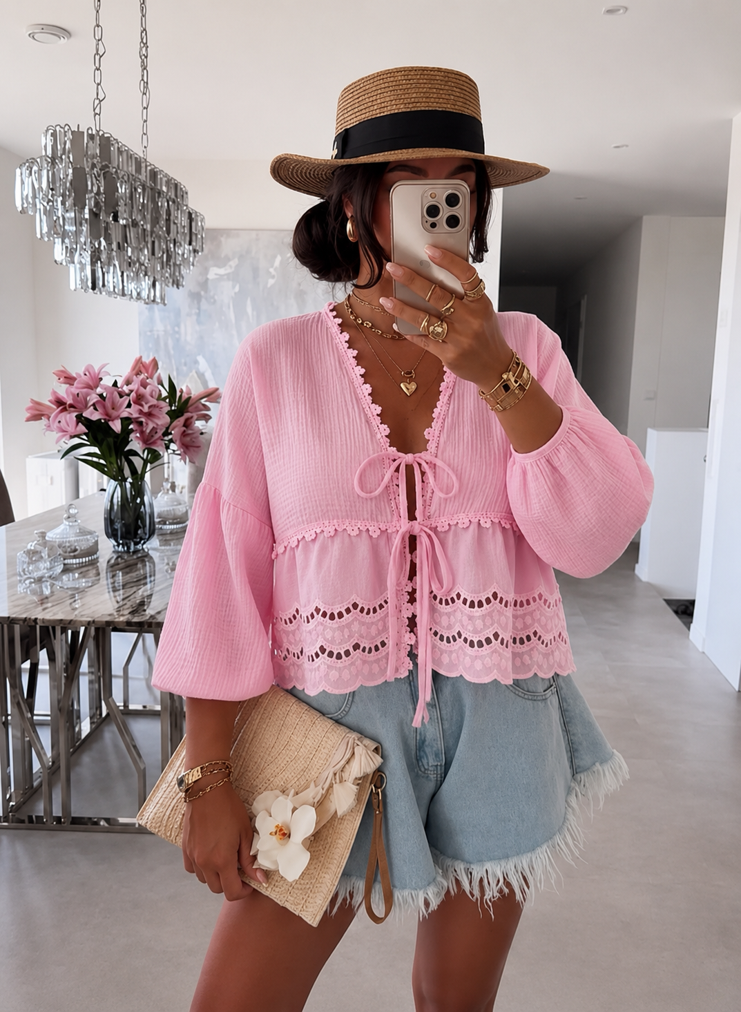 ⊹ FINA Bluse Rose ⊹