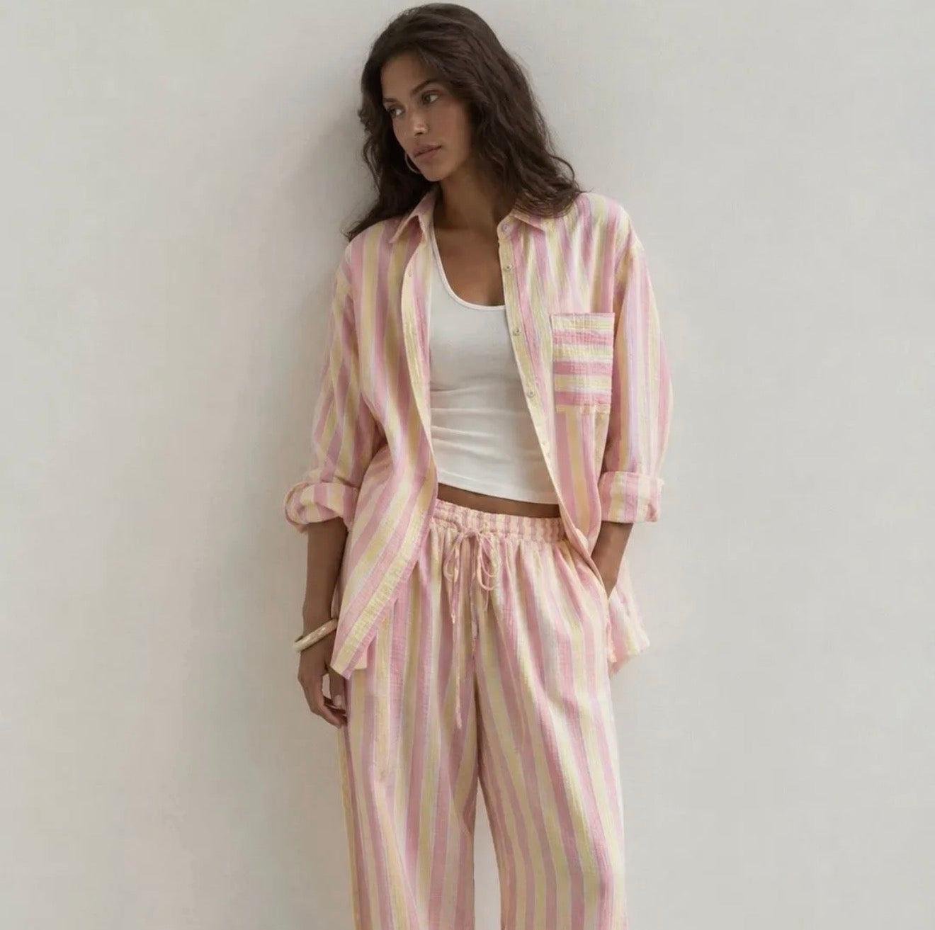 ⊹ CANDY STRIPES Musselinbluse ⊹