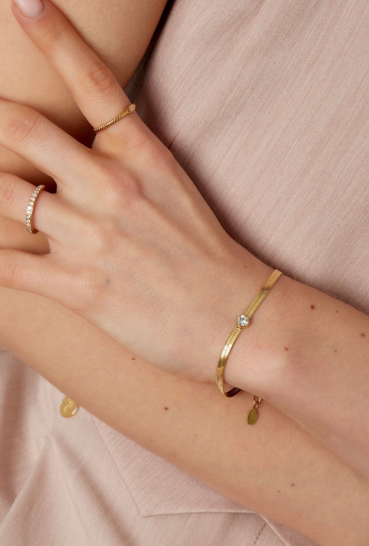 ⊹ ELLI Armband Gold ⊹