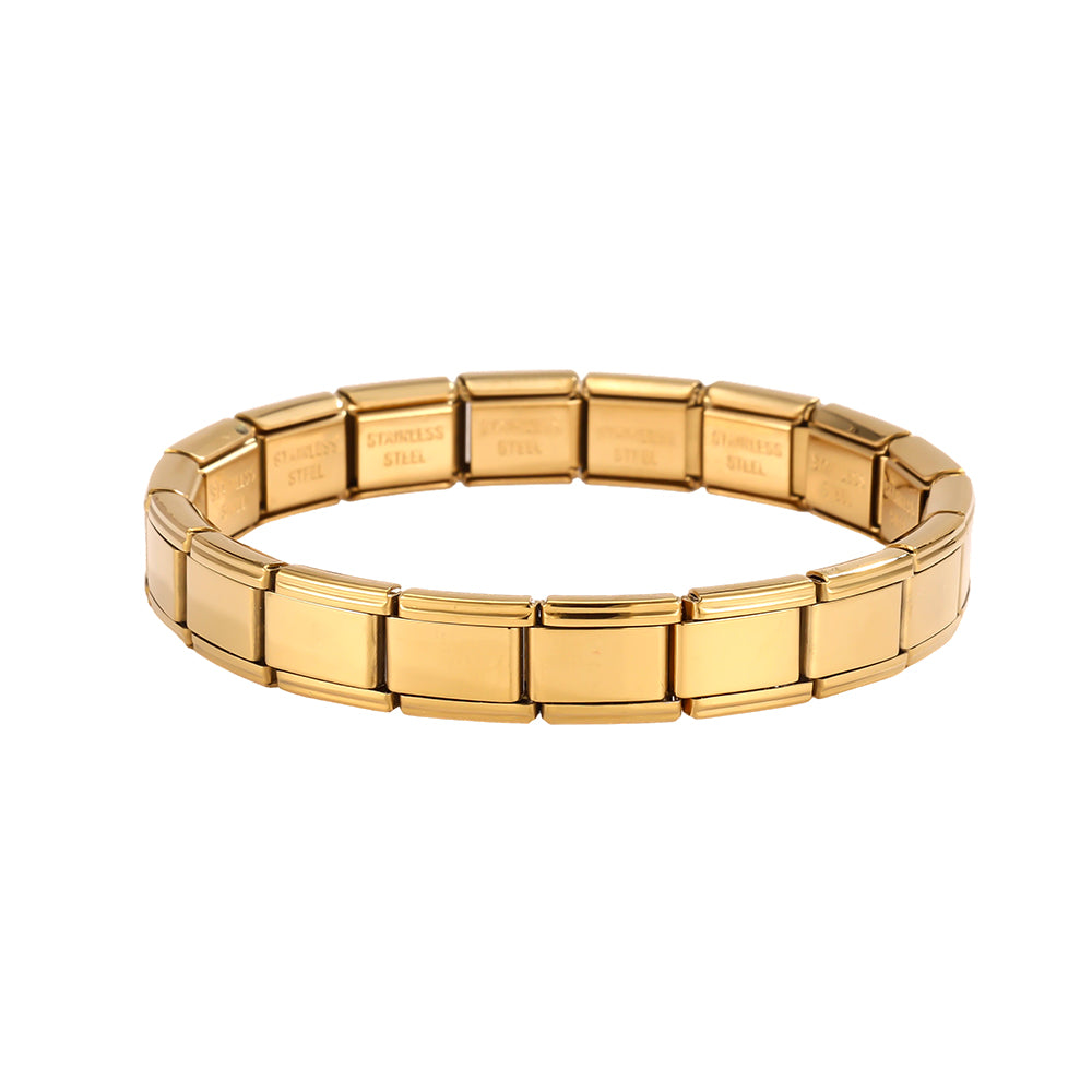 ⊹ CHARMS Modular Armband Gold ⊹