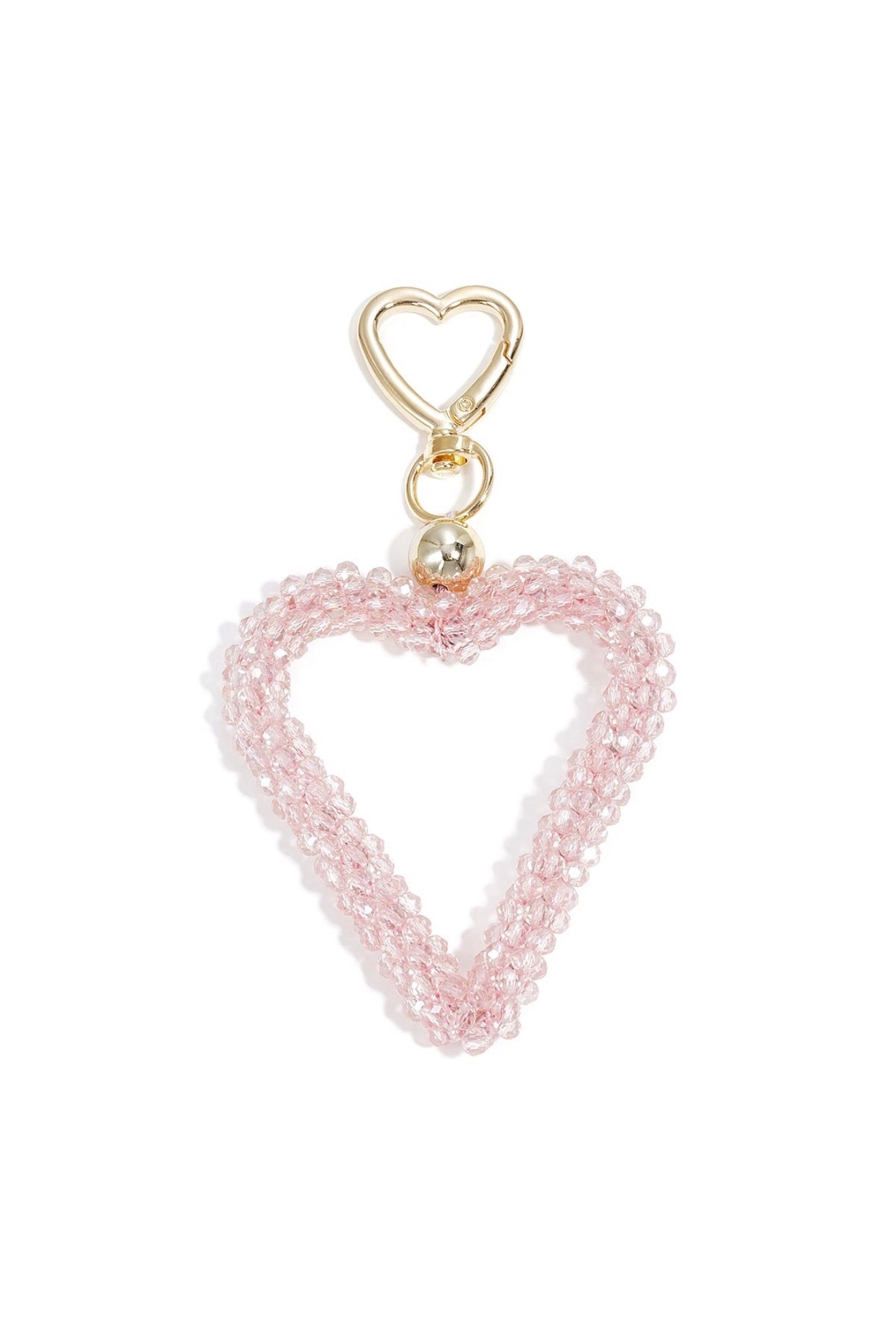 ⊹ HEARTFUL Taschenanhänger Rosa ⊹