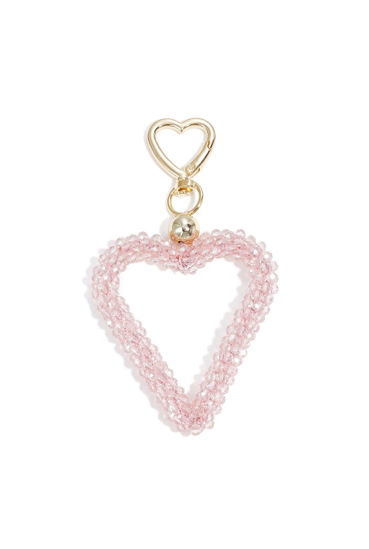 ⊹ HEARTFUL Taschenanhänger Rosa ⊹