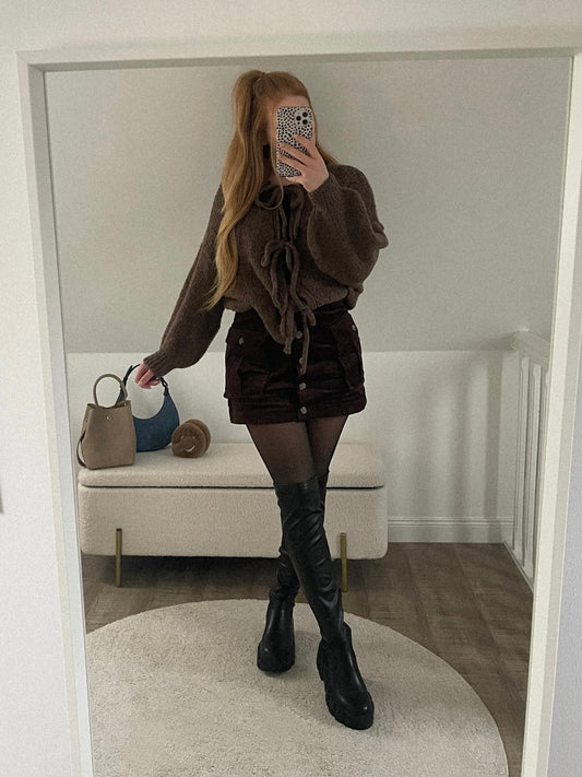 ⊹ HEVI Strickjacke Brown ⊹