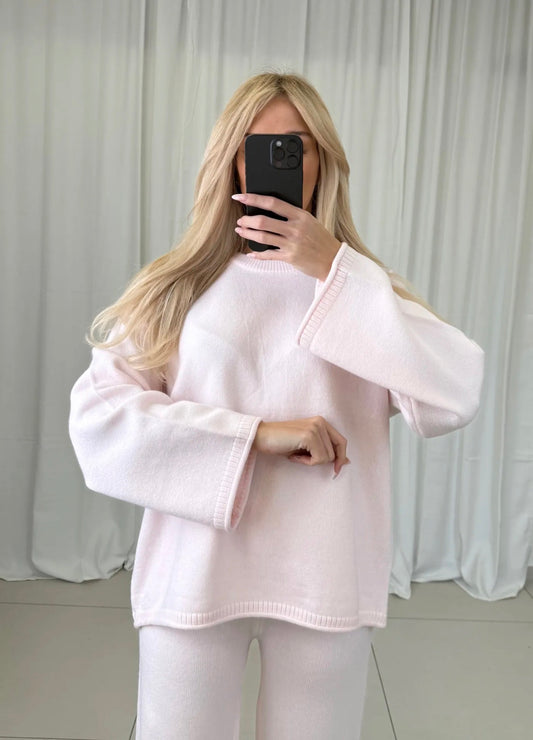 ⊹ COZY Strickpullover Rosa ⊹