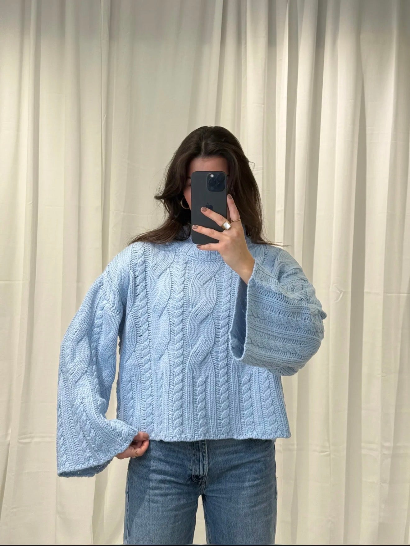 ⊹ JENNA Strickpullover Blue ⊹