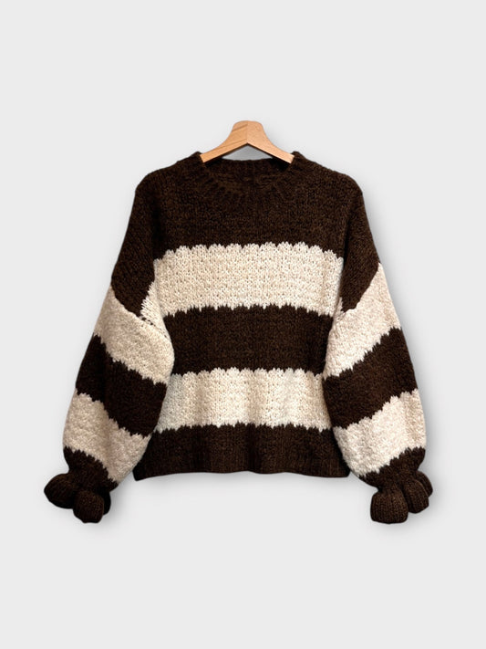 ⊹ MINA Strickpullover Braun ⊹