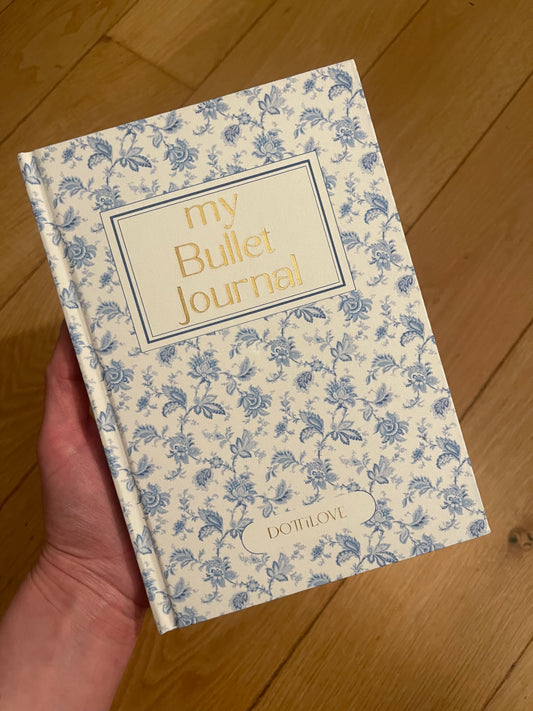 ⊹ Notizbuch Blue Flowers ⊹