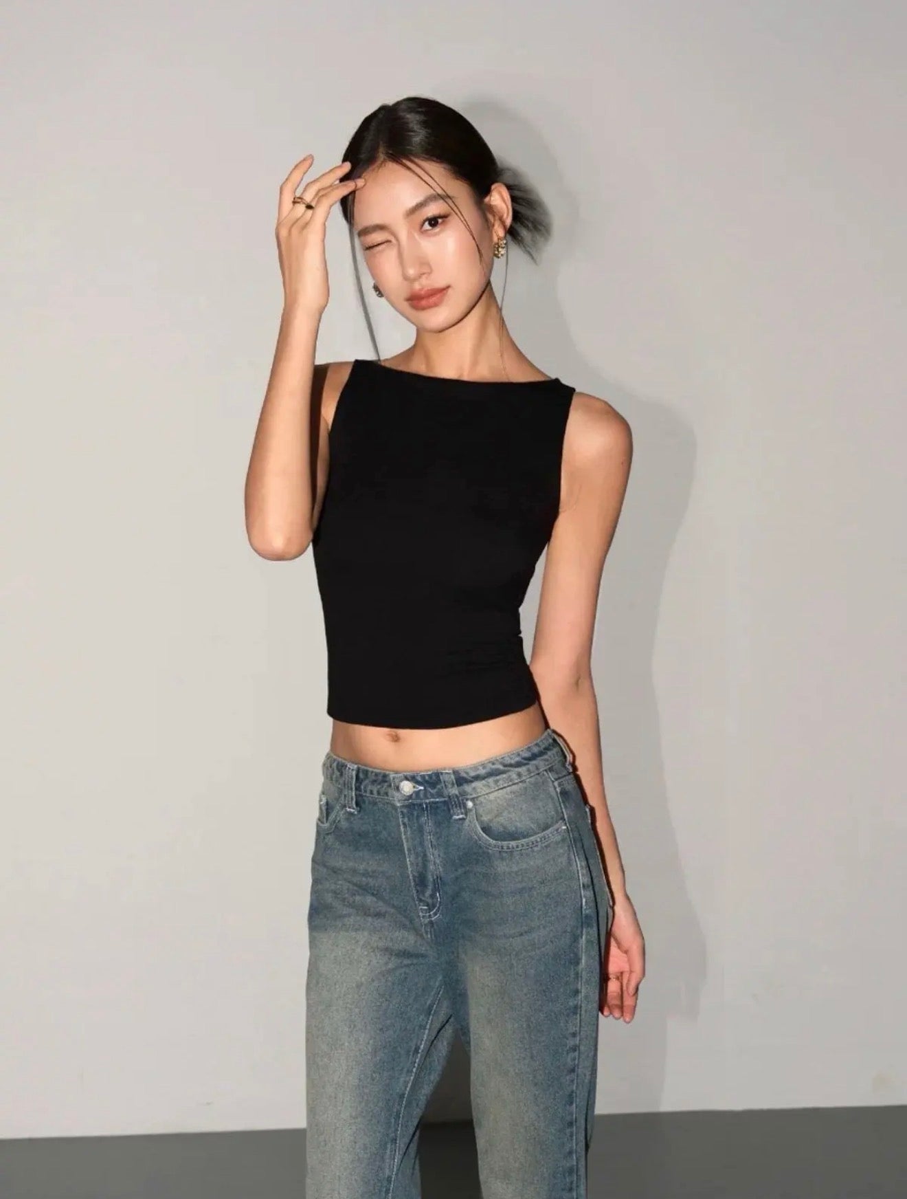 ⊹ SMILLA Top Black ⊹