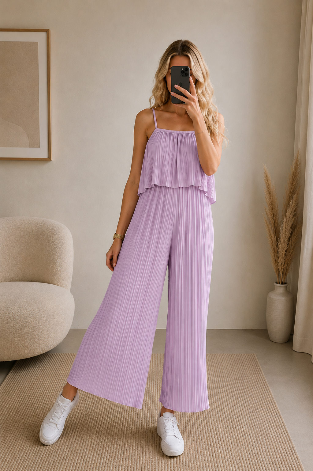 ⊹ PAULA Jumpsuit Flieder ⊹