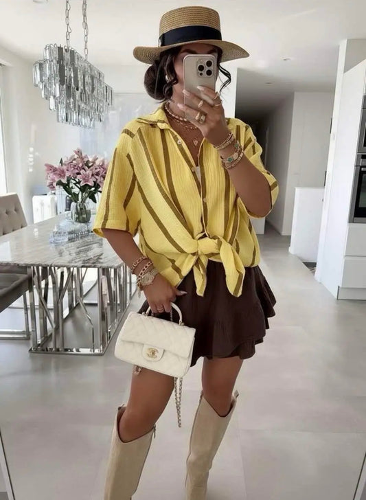 ⊹ DANA Bluse Yellow ⊹