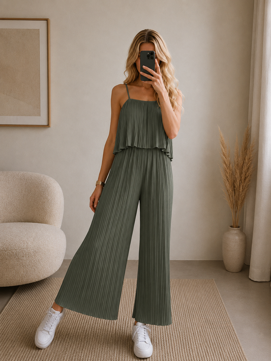 ⊹ PAULA Jumpsuit Khaki ⊹