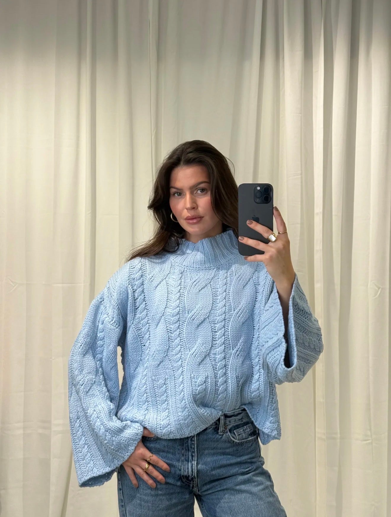 ⊹ JENNA Strickpullover Blue ⊹
