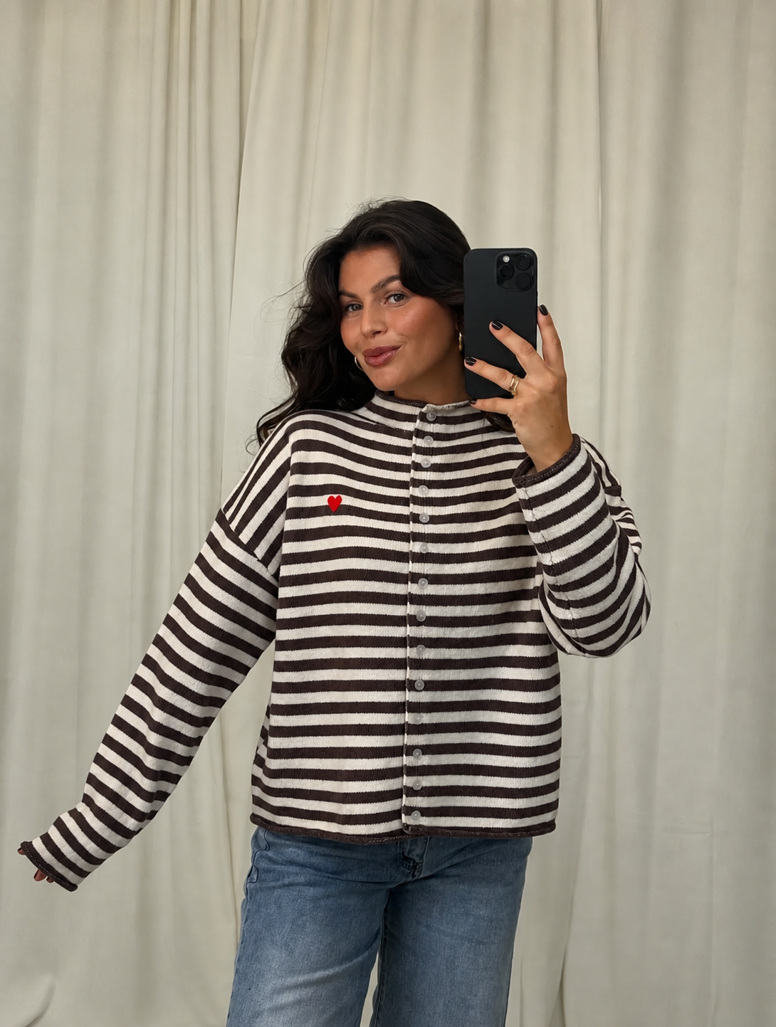 ⊹ HEATHER Strickjacke Brown ⊹
