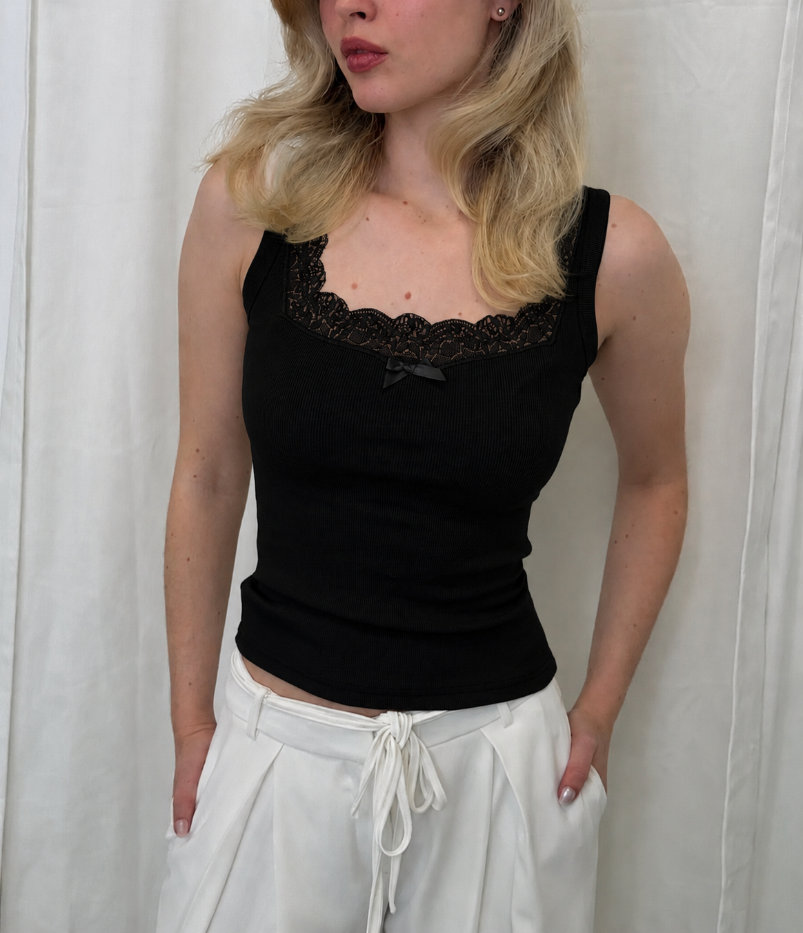 ⊹ BELA Top Black ⊹