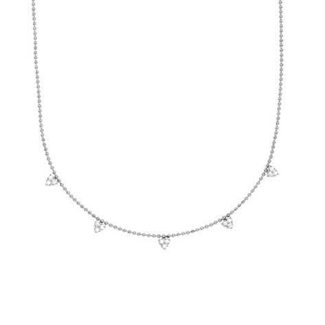 ⊹ MARI Halskette Silber ⊹