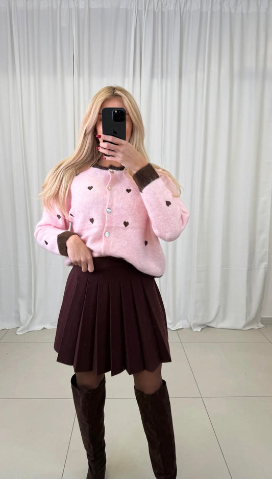 ⊹ LANI Strickjacke Rosa ⊹