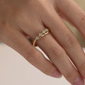 ⊹ PHOEBE DOUBLE Ring Gold ⊹