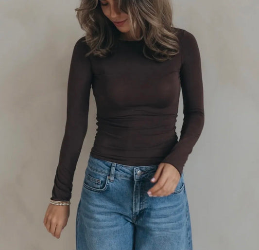 ⊹ EMI Longsleeve Brown ⊹