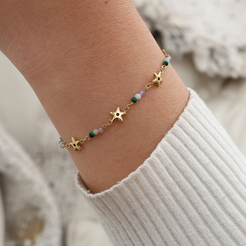 ⊹ STARS Armband Gold ⊹