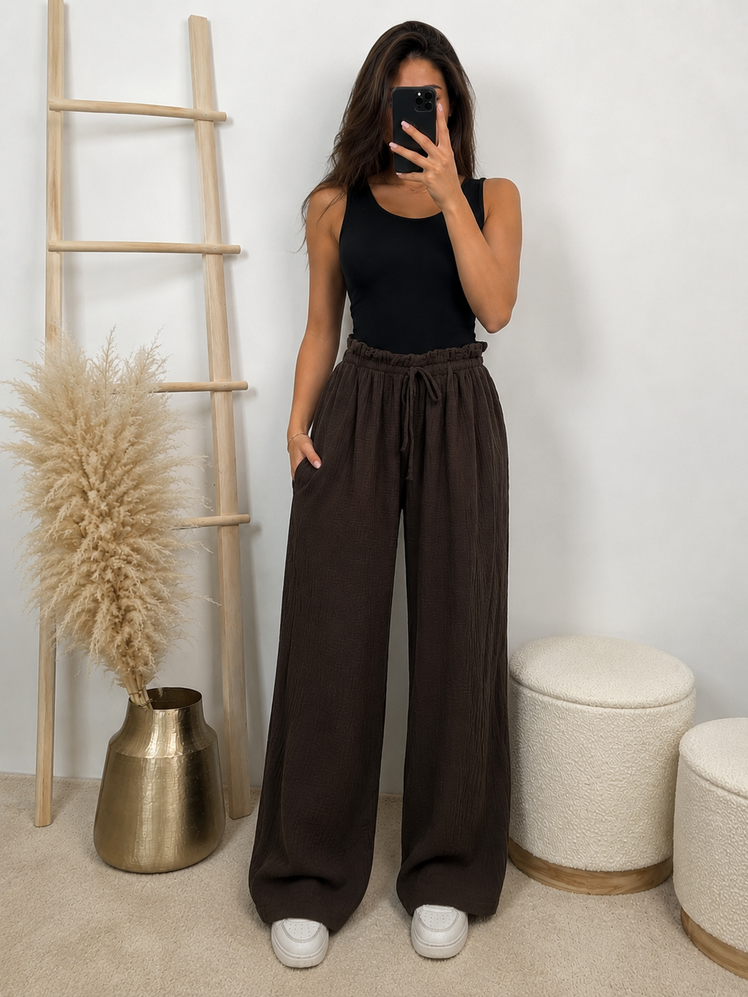 ⊹ MIA Musselinhose Brown ⊹