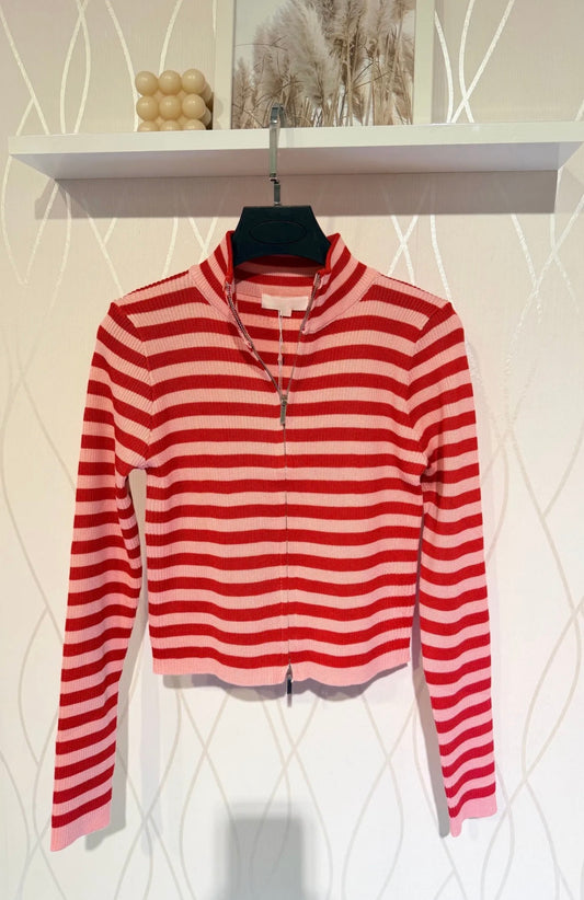 ⊹ NEO Strickjacke Red/Rose ⊹