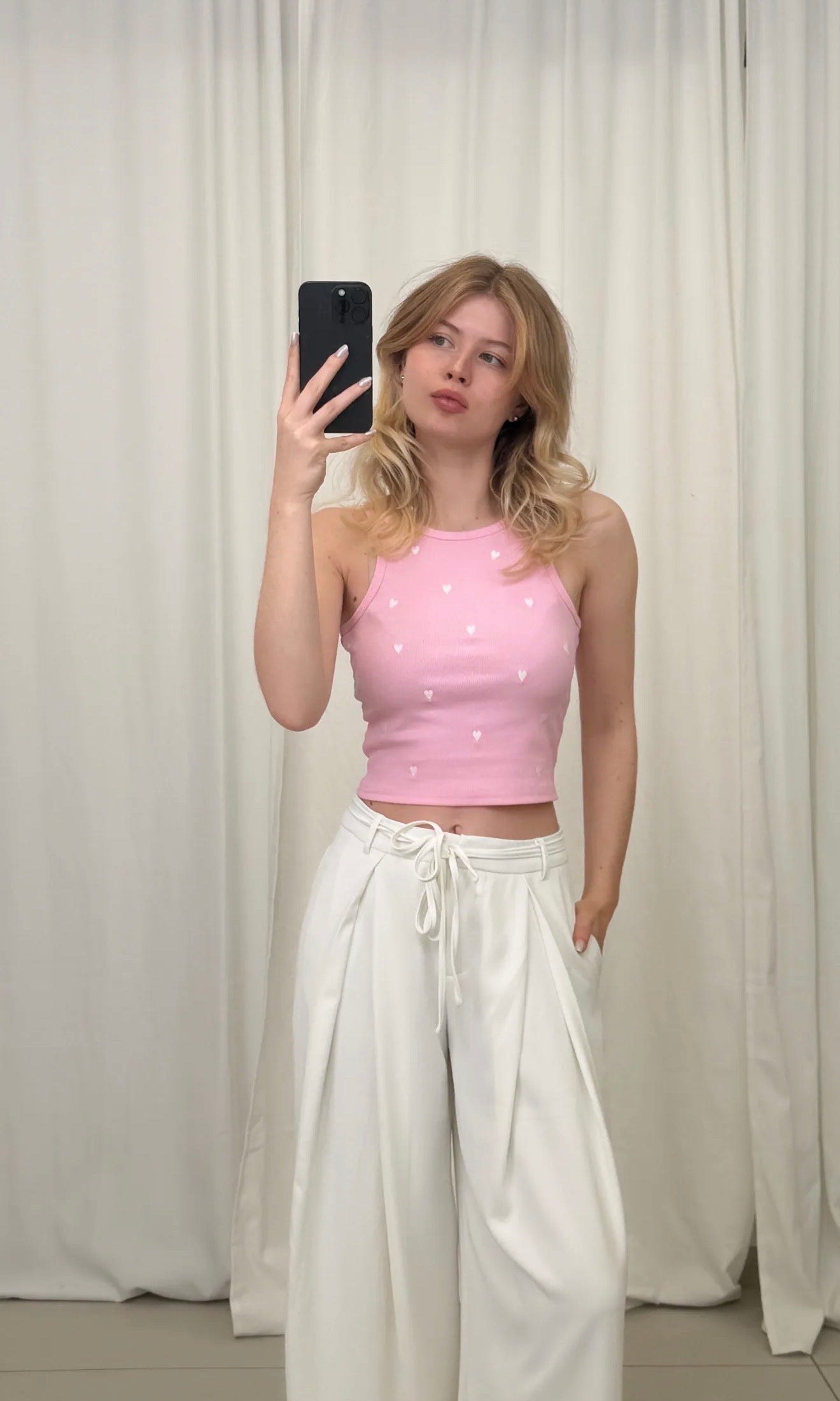 ⊹ HEART Top Rose ⊹