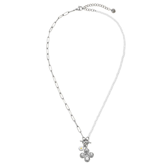 ⊹ BLOSSOM Halskette Silber ⊹