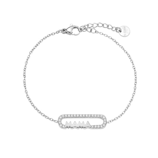 ⊹ MAMA Armband Silber ⊹